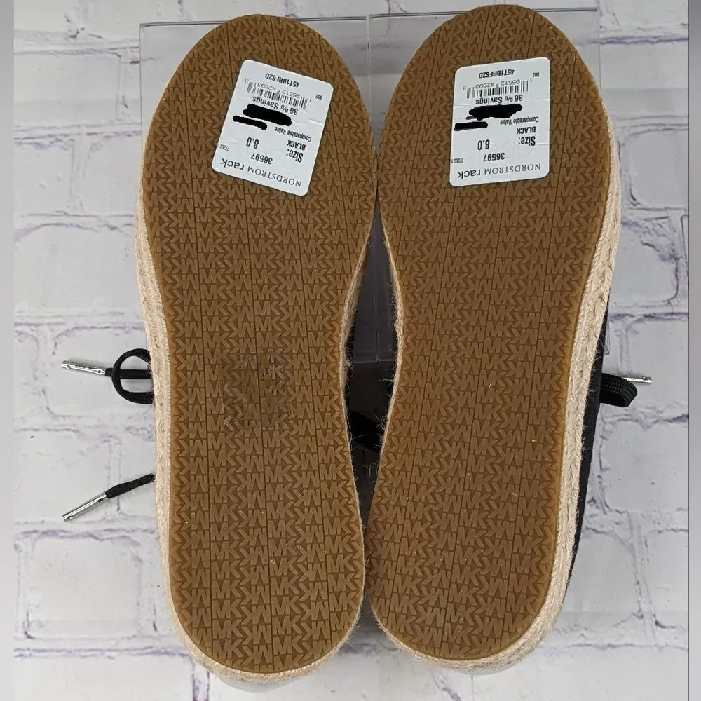 NWT Michael Kors Libby Lace-Up Espadrilles